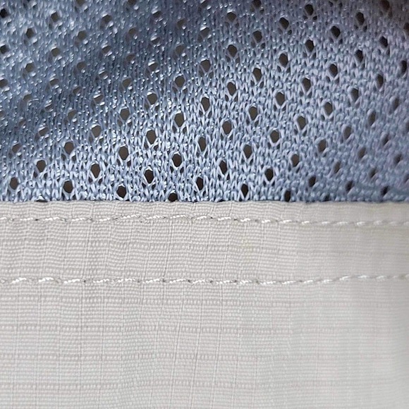 Eddie Bauer Travex Men's Button Down Shirt Size XLT Tall Khaki Beige SS Nylon - Picture 6 of 12